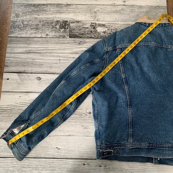 Vintage Denver Haynes Sherpa Lined Jean Jacket - Picture 14 of 14